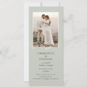 Enregistrer la photo de date Faire-part Mariage él (Devant)