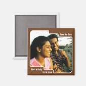 Enregistrer le aimant Brown de la Saint-Jacques de (Recto/Verso)