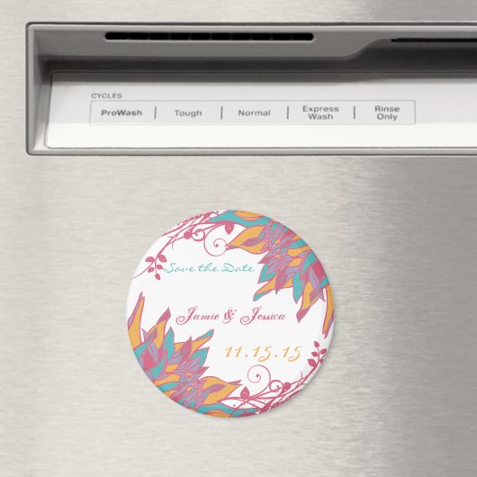 Enregistrer le aimant Mariage Date HoneySuckle (In Situ (Lave-vaisselle))