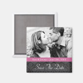 Enregistrer le aimant Mariage photo Date (Recto/Verso)