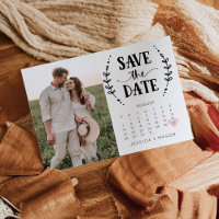 Enregistrer le calendrier des dates Magnet de pays