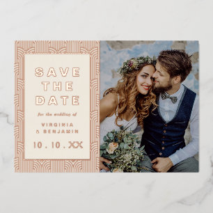 Enregistrer Le Carte photo Date Foil