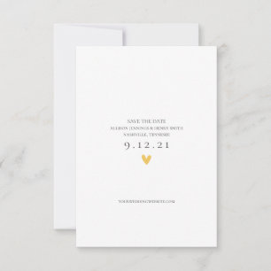 Enregistrer le Carte photo de coeur du Mariage dat