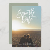 Enregistrer le carte photo de date, script de bros (Devant / Derrière)