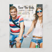 Enregistrer le Carte photo de date | tendance, mod (Devant)