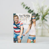 Enregistrer le Carte photo de date | tendance, mod (Debout devant)