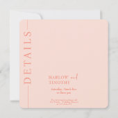 Enregistrer le code QR de la carte de Mariage de d (Dos)