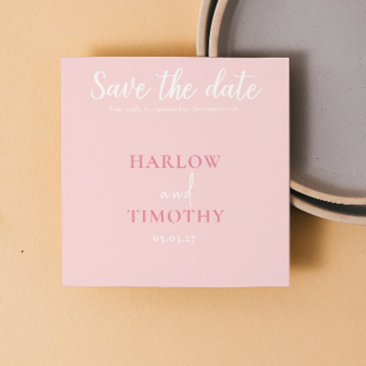 Enregistrer le code QR rose de la carte Mariage de