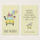 Enregistrer le couple de dates dans Retro Car (Devant & derrière)