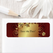 Enregistrer le Étiquette de date - Gold (En situation)