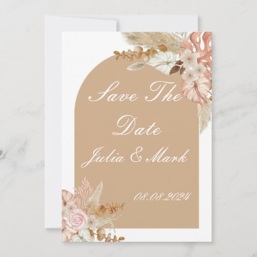 ENREGISTRER LE FAIRE-PART DE MARIAGE DATE (Devant)