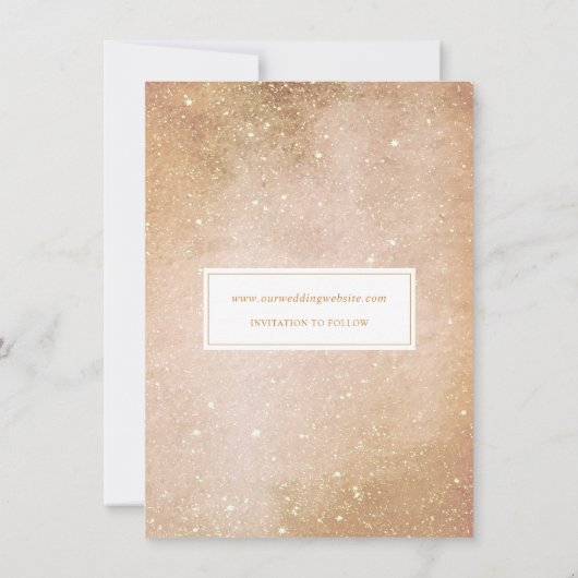 Enregistrer le Faire-part de Mariage de texte blan (Dos)