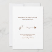 Enregistrer le Faire-part de mariage vintage Date (Dos)