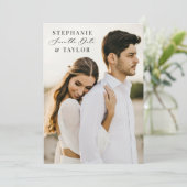 Enregistrer le Faire-part Mariage Boho Carte photo (Debout devant)