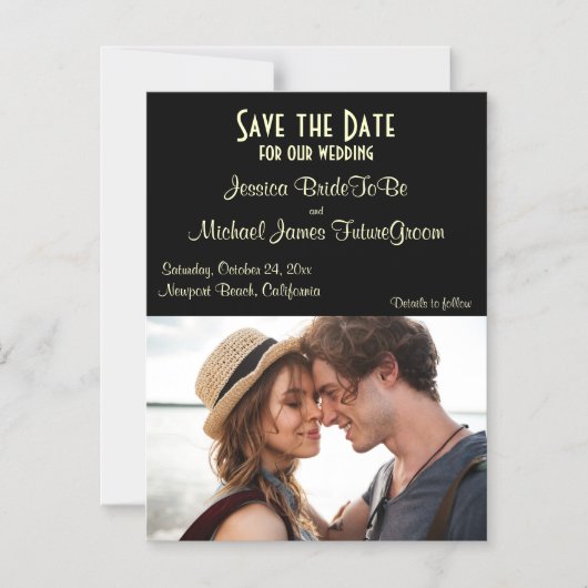 Enregistrer le faire-part photo Date (Recto)