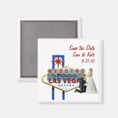 Enregistrer le Mariage de date dans le Magnet Las (Recto/Verso)