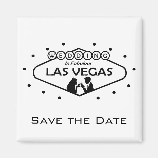 Enregistrer le Mariage de date dans le Magnet Las  (Devant)