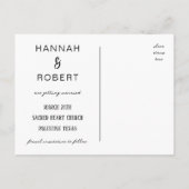 Enregistrer le Modèle de carte postale Date (Dos)