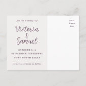 Enregistrer le Modèle de carte postale de l'annonc (Dos)