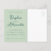 Enregistrer le Modèle de carte postale de l'annonc (Dos)