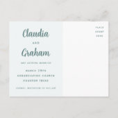 Enregistrer le Modèle de carte postale de l'annonc (Dos)