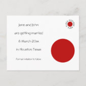 Enregistrer le Modèle de carte postale Pois Date (Dos)