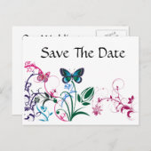 Enregistrer le Modèle de la carte de poste de date (Devant / Derrière)