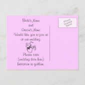 Enregistrer le Modèle de la carte postale Rose Dat (Dos)