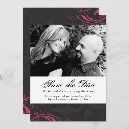 Enregistrer le Modèle Mariage de date (Devant / Derrière)