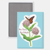 Enregistrer le papillon papillon Monarch Magnet (Recto/Verso)