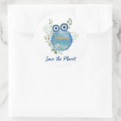 Enregistrer Le Sticker Arrondi Classique Planet (Sac)