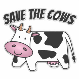 ENREGISTRER LE STICKER DECAL DE VOITURE VACHES