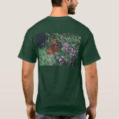 Enregistrer le T-shirt vert des papillons (Dos)
