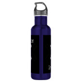 Enregistrer le texte de l'eau Bouteille d'eau en a (Dos)