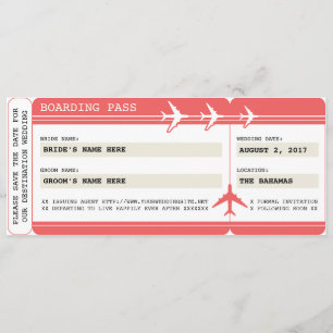 Enregistrer le ticket de carte d'embarquement
