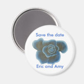 Enregistrer les aimants de date, Peinture Rose Ble (Recto/Verso)
