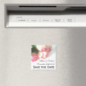 Enregistrer les aimants frigo date | fleurs roses (In Situ (Lave-vaisselle))