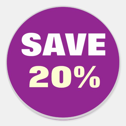 Enregistrer les autocollants ronds (Devant)