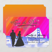 ENREGISTRER LES CARTES DE DATE AVEC LA VUE DE SAN (Devant / Derrière)