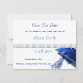 Enregistrer Les Cartes De Dates - Bleu Plafond De (Devant)