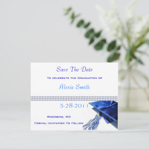 Enregistrer Les Cartes De Dates - Bleu Plafond De