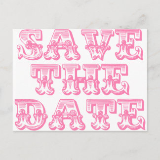 Enregistrer les cartes postales Date en rose