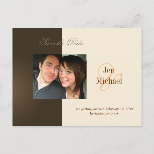 Enregistrer les cartes postales Date Photo, (Devant)