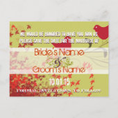 Enregistrer les cartes postales Mariage date (Dos)