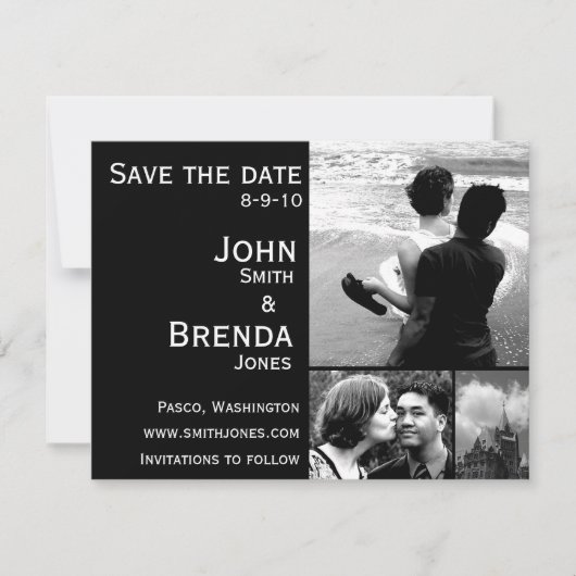 Enregistrer les dates personnalisables Invitations (Devant)