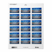 Enregistrer les étiquettes de adresse de date (Feuille entière)