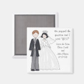 Enregistrer les Magnets Mariage date (Recto/Verso)
