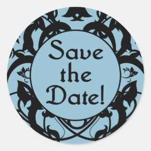Enregistrer les stickers Date en bleu et noir
