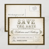 enregistrer les tickets de date - cartes postales (Devant / Derrière)