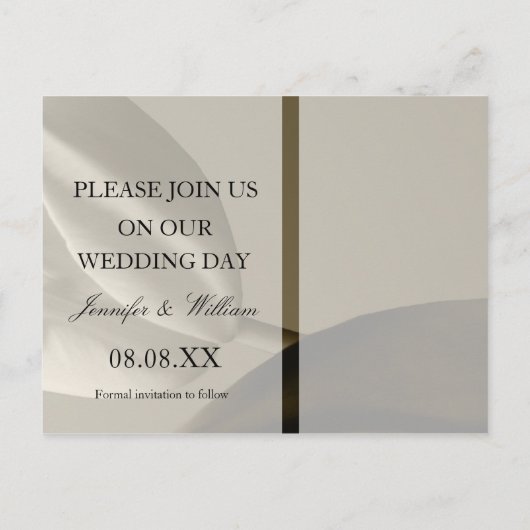 Enregistrer L'Événement Date Et La Carte Postale M (Dos)